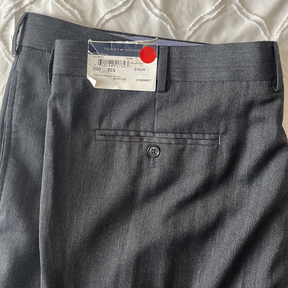 Tommy Hilfiger Mens Cuffed Dress pant - Picture 2 of 3